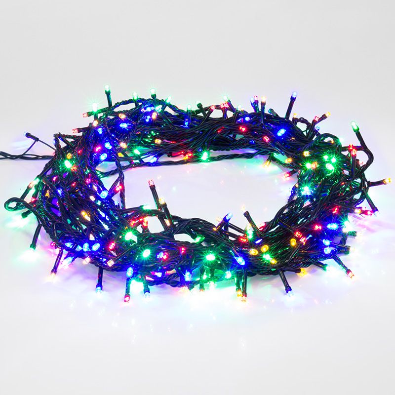 Гирлянда светодиодная универсальная 120 LED МУЛЬТИКОЛОР 12 метров с контроллером - Фото 5