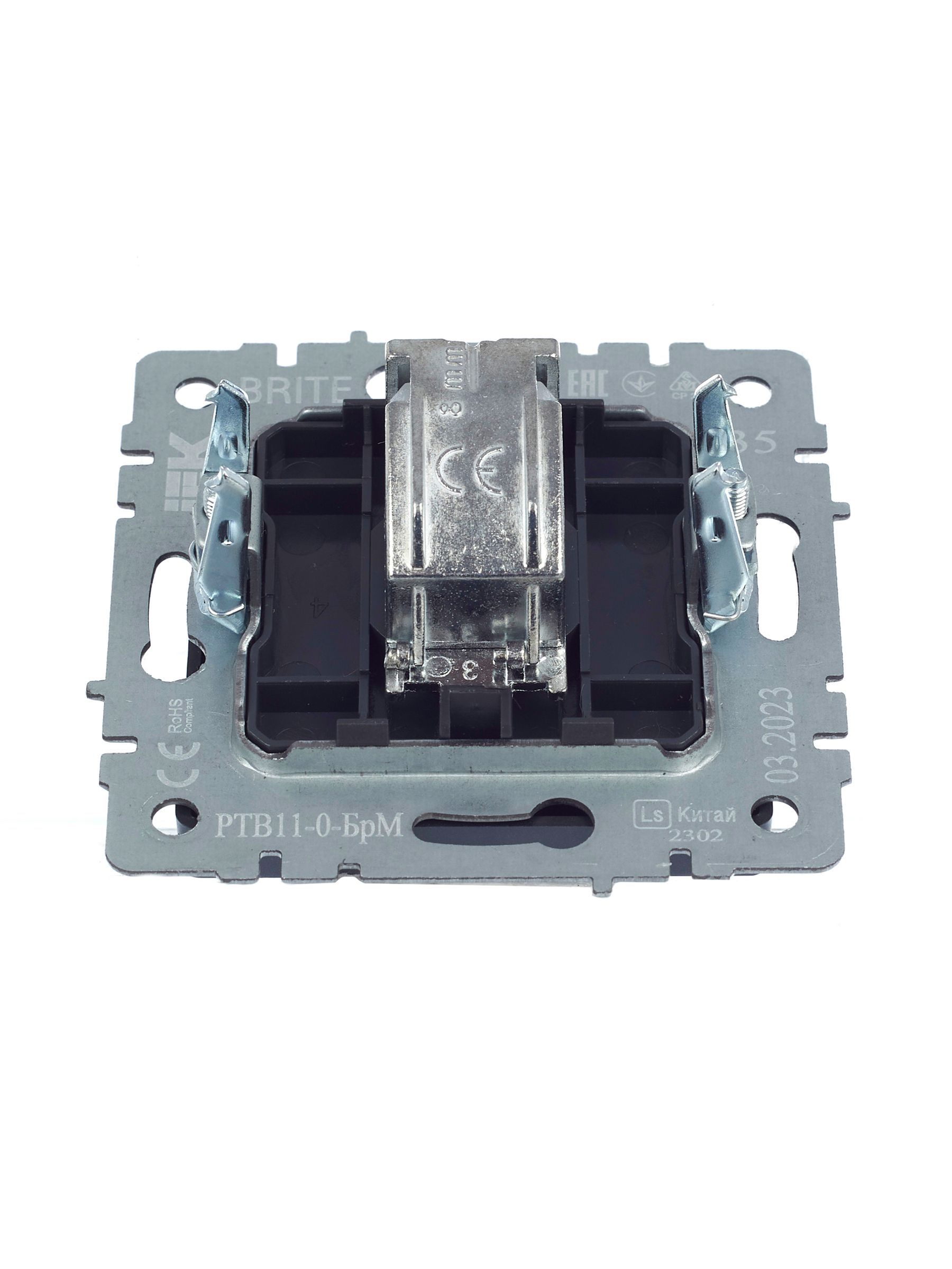 BRITE Розетка TV оконечная РТВ11-0-БрМ маренго IEK - Фото 5