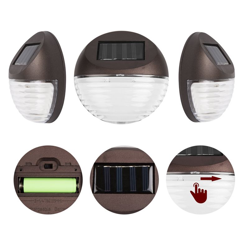 Светильник настенный 4000К, со встроенным аккумулятором и солнечной панелью (SLC-60) LAMPER - Фото 2