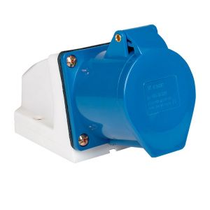 Роз. стац. наруж. 123 2Р+РЕ 32А 220В IP44 EKF ps-123-32-220