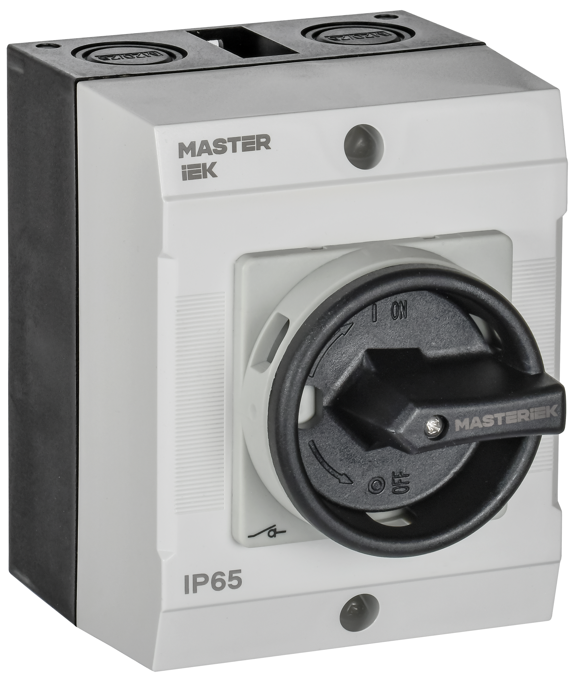 Переключатель кулачковый в боксе закрытая рукоятка 10А схема 55 IEK MI-CS21-010-055