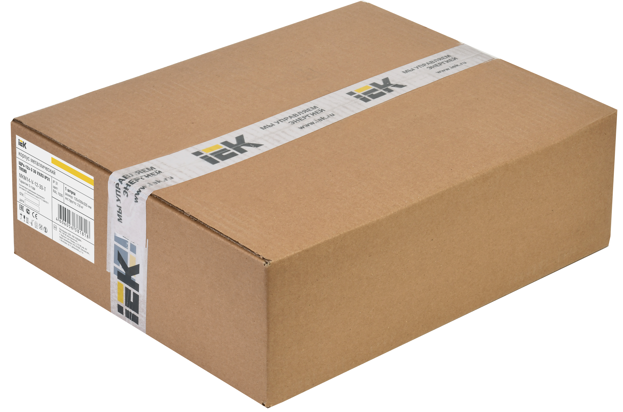 TITAN 3 Корпус металлический ЩРв-12 (265х310х120мм) IP31 IEK - Фото 2