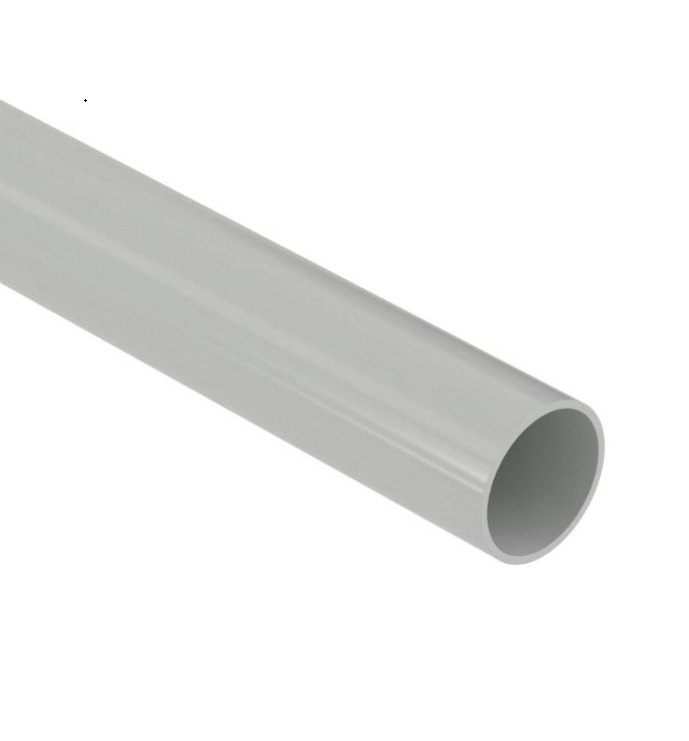 Труба жесткая ПВХ 3-х метровая атмосферостойкая d25мм (150 м/уп) СЕРАЯ 600-025С
