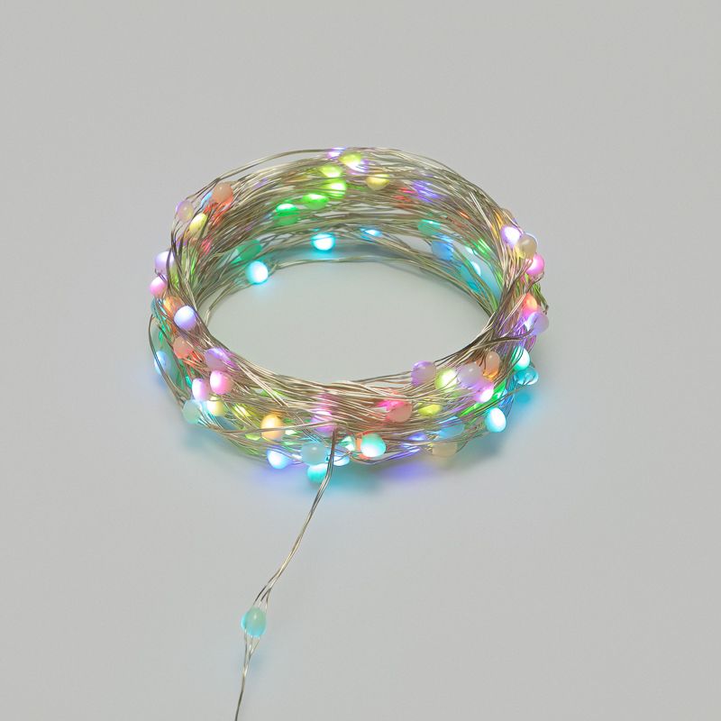 Гирлянда Роса 10м, 100LED, RGB, IP44, на батарейках 3хАА, с пультом 44 режима NEON-NIGHT - Фото 2