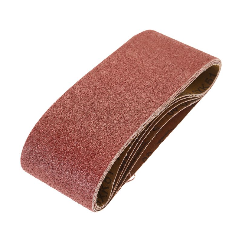 Лента шлифовальная бесконечная, 75х457мм, P80 (5 шт/уп) KRANZ KR-91-1332