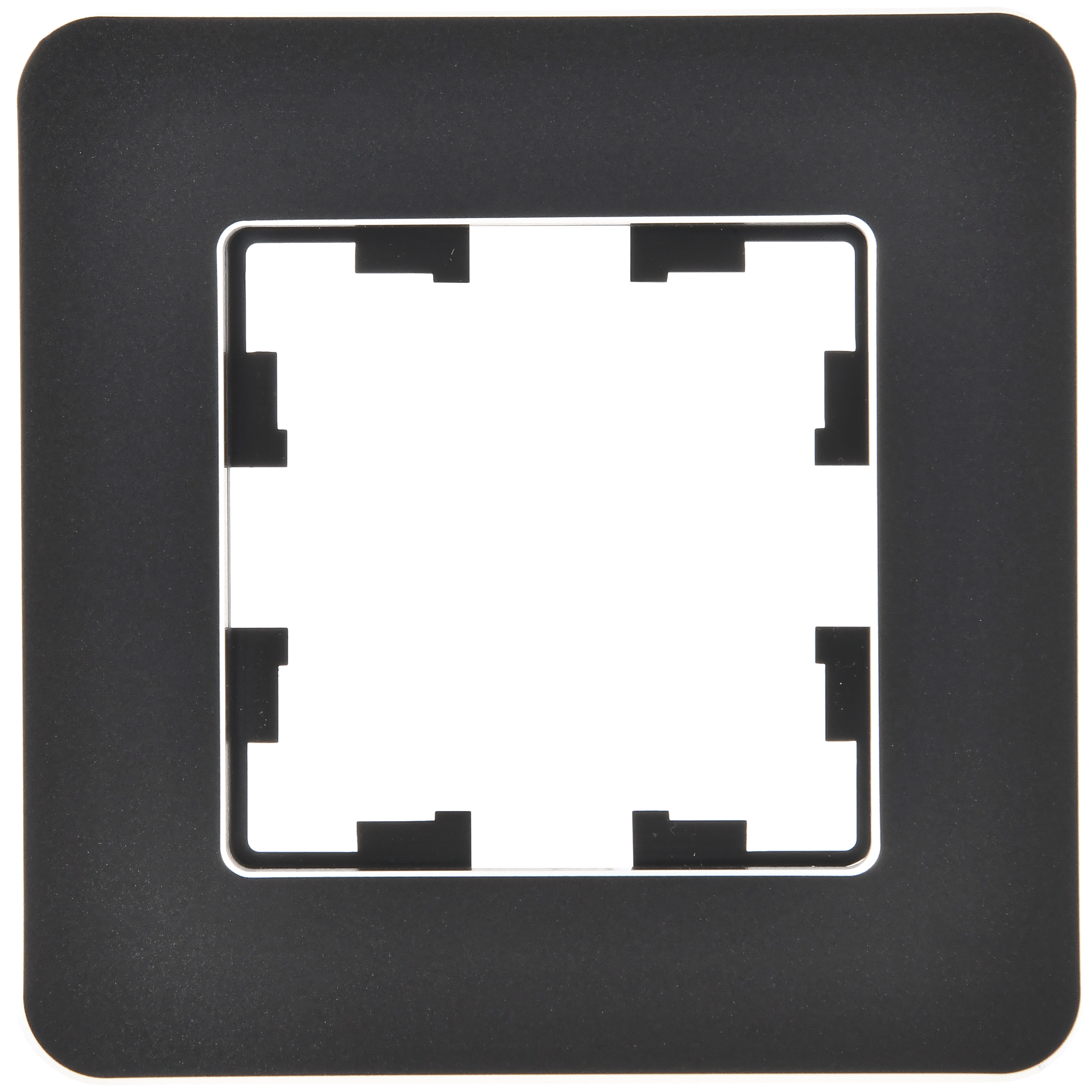 BRITE Рамка 1-местная РУ-1-1-Бр металл черный RE IEK - Фото 7