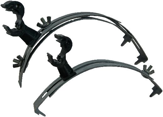 Держатель коньковый регулируемый большой с пластиковым фиксатором