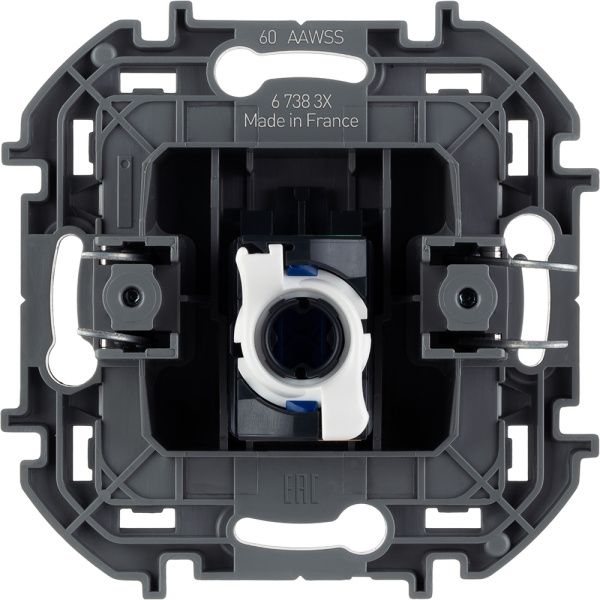INSPIRIA Розетка компьютерная RJ45 категория 6 UTP алюминий - Фото 2