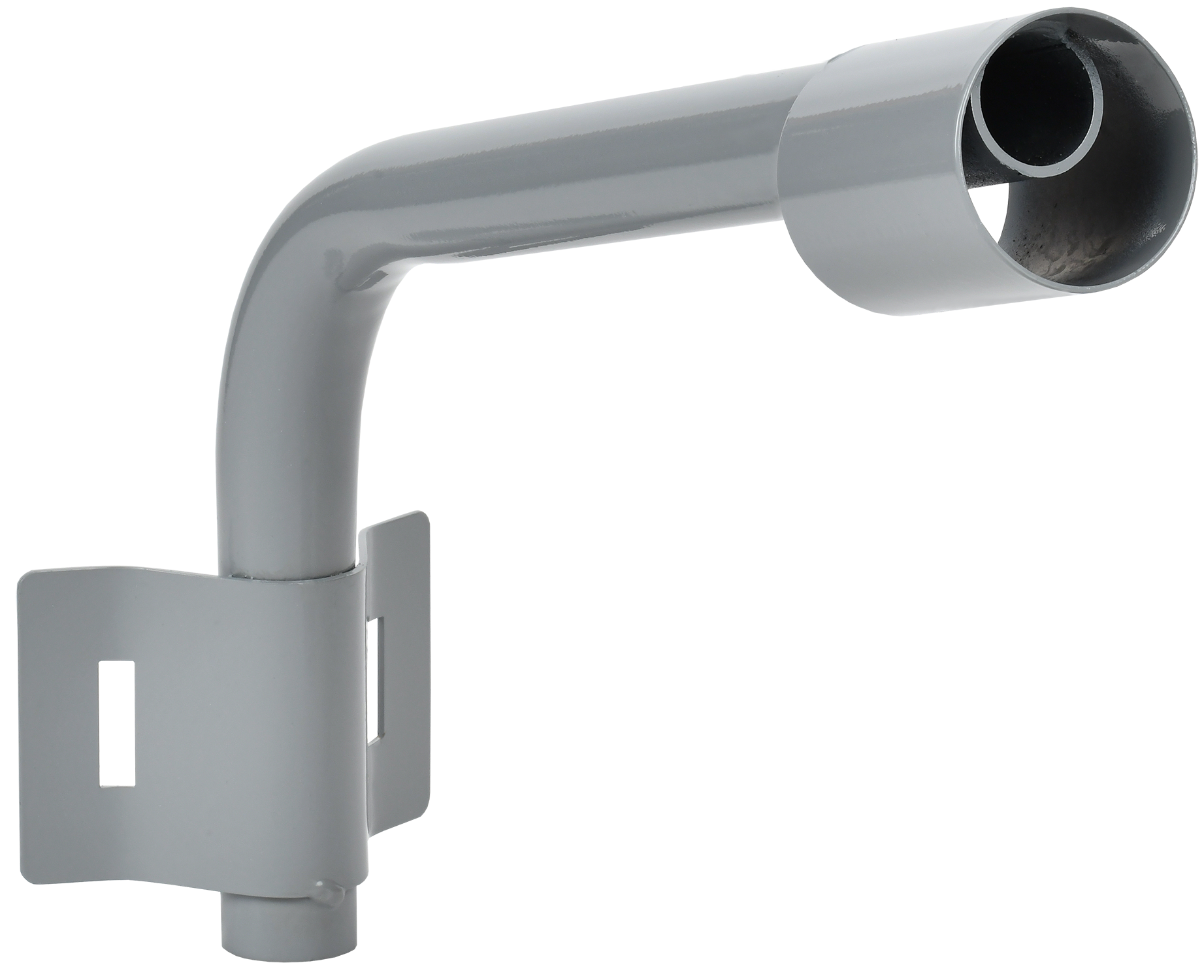 LIGHTING Кронштейн КР-1 D=60мм L=350мм под монтажную ленту 1 хомут серый IEK LT-DKU0D-CR-60-35-21-K03