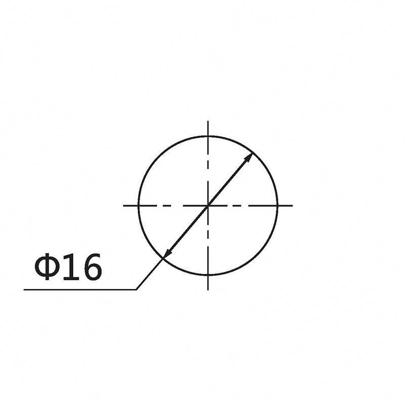 Индикатор Ø16  220V  зеленый LED  (RWE)  REXANT - Фото 3