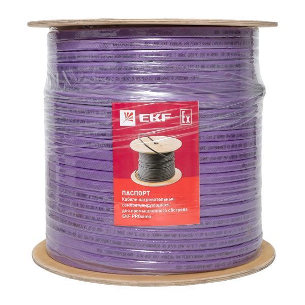 Саморегулирующийся нагревательный кабель ESU-45F, 200 м ESU-45F-200