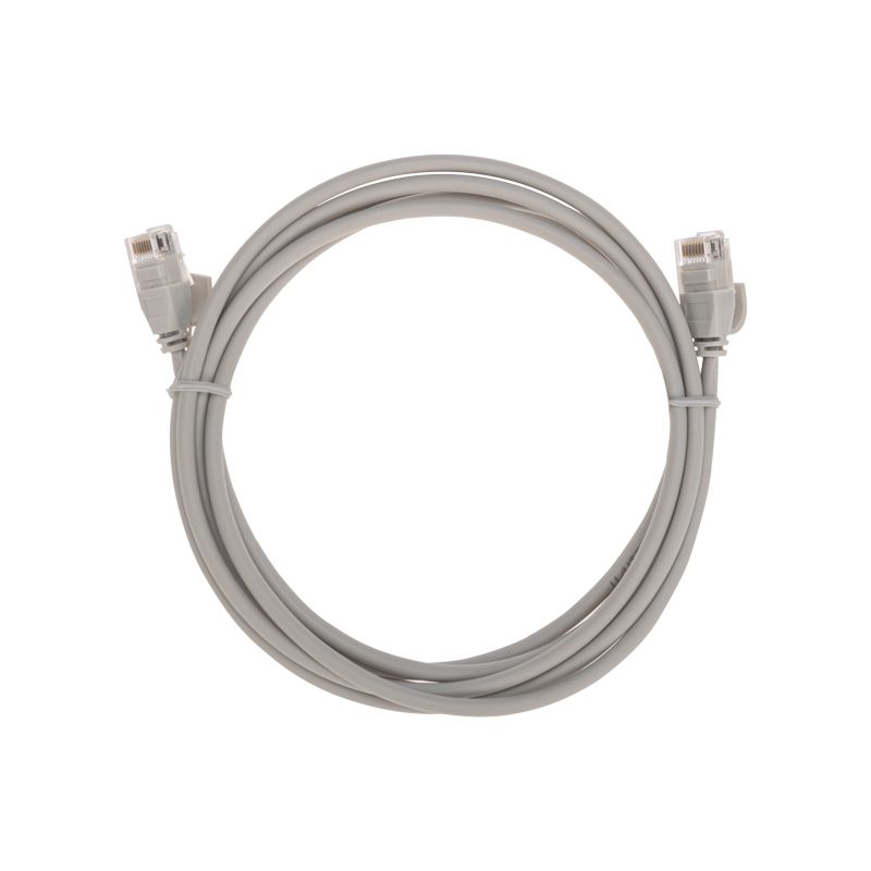Патч-корд U/UTP, CAT 6A (10G), RJ45-RJ45, 28AWG, LSZH, серый, 2м REXANT 02-0380-2