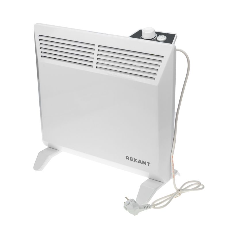 Электрический конвектор с механическим термостатом, 1 кВт, Х-монолит REXANT 60-0083