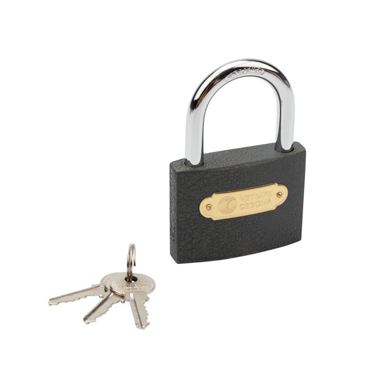 Замок навесной серия «Чугун» 75 мм ЧЕТЫРЕ СЕЗОНА 79-0007