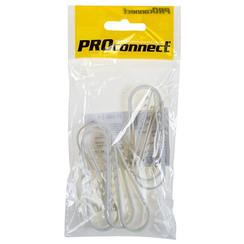 Дюбель-хомут 19-25 белый (10 шт/уп) PROconnect 07-4503-2-9