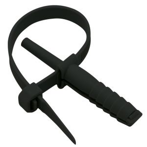 Хомут дюбельный черный (7х150) (50шт.) EKF PROxima plc-nst-7.2x150b