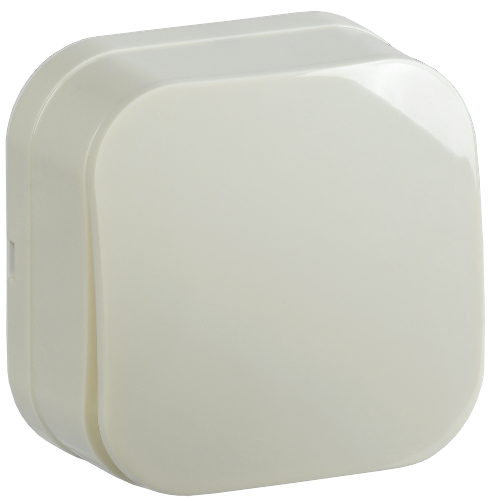 GLORY Выключатель 1-клавишный для открытой установки ВС20-1-0-ХК кремовый IEK EVH10-K33-10