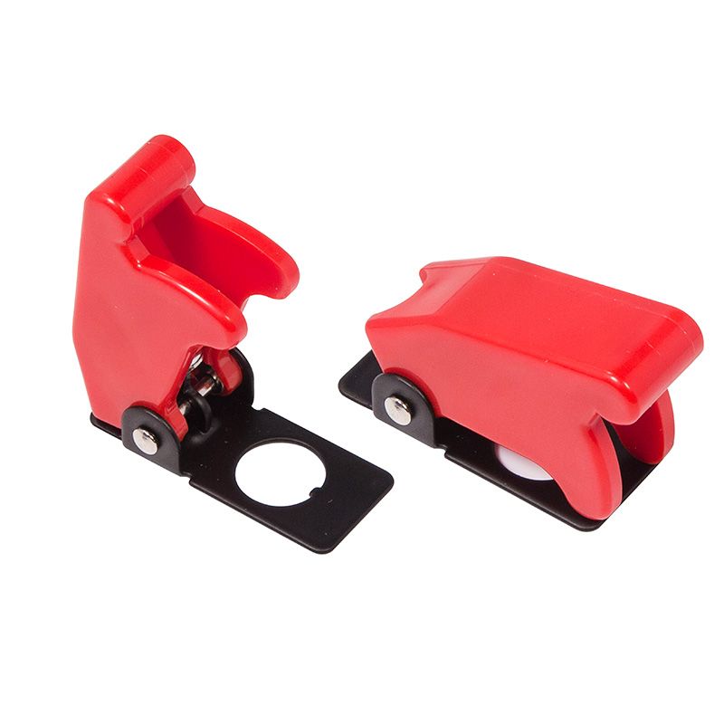 Защитная крышка для тумблеров типа KN и ASW  красная  (SAC-01)  REXANT (в упак. 1шт.) - Фото 4