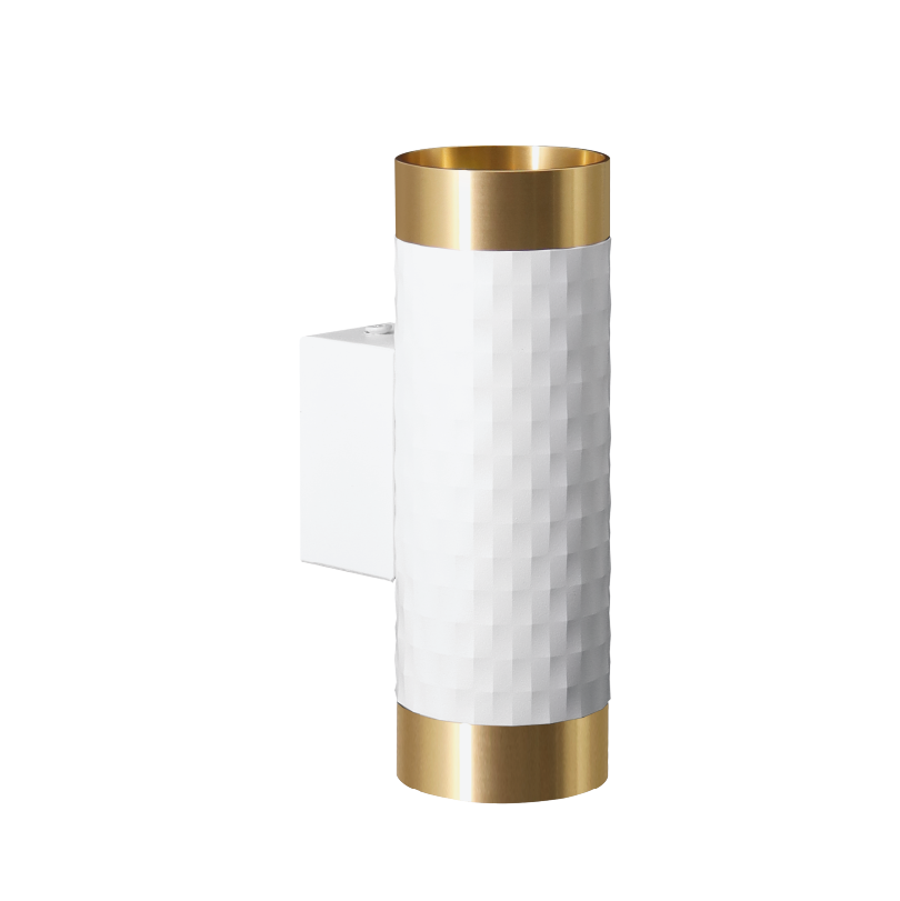 Накладной светильник WOLTA WSL-GU10/W10WG IP20 под лампу GU10 Белый/золото CELLA D55x170 1/30 - Фото 8