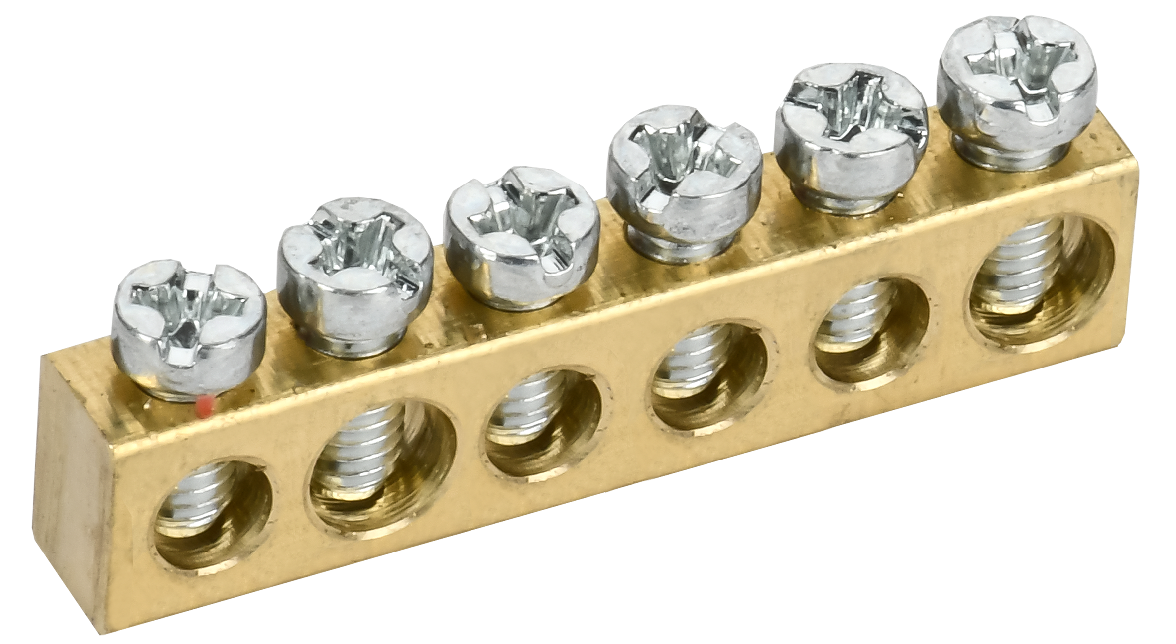 TEKFOR Шина нулевая сечение 6х9 6 отверстий IEK TF-KP00D-SN-06