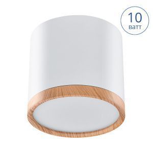 Светильник светодиодный накладной 10Вт 750Лм 4000К WOLTA SPOT07-CLL10W-1