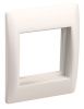 PRIMER Рамка и суппорт универсальные на 2 модуля белые IEK CKK-40D-RU2-K01