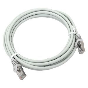 Патч-корд TERACOM PRO Cat.5E экран. FTP LSZH серый (3,0м) TRP-5EFTP-LSH-3M-GY