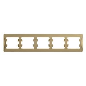 Рамка 5-м Glossa горизонт. титан SE GSL000405 1063770