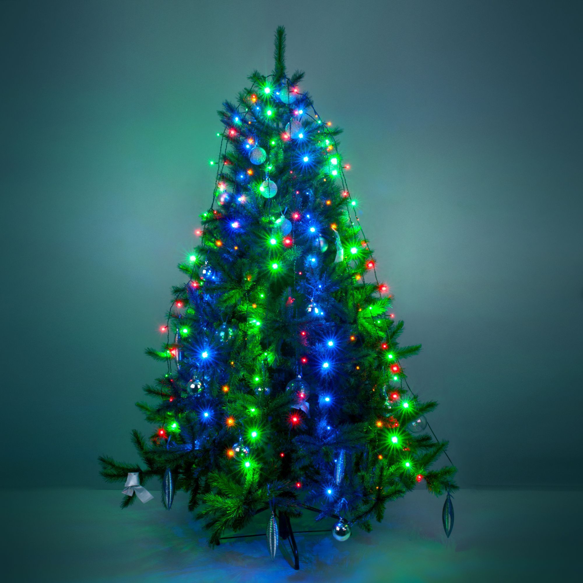 Гирлянда занавес на ель мульти 0,45*1,5м IP20 200-003 Elektrostandard Eurosvet a049840