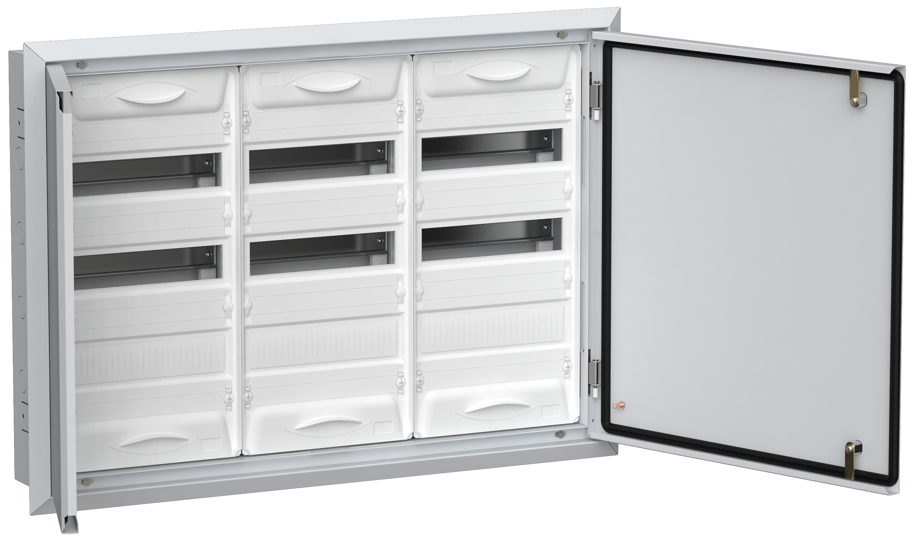 TITAN 5 Корпус металлический ЩРв-108 (3х36) 630х885х130мм IP31 белый (две двери) IEK TI5-50-V-3X036-31