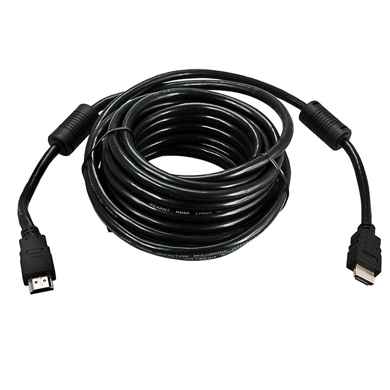 Кабель HDMI - HDMI 1.4, 20м, Gold REXANT - Фото 4