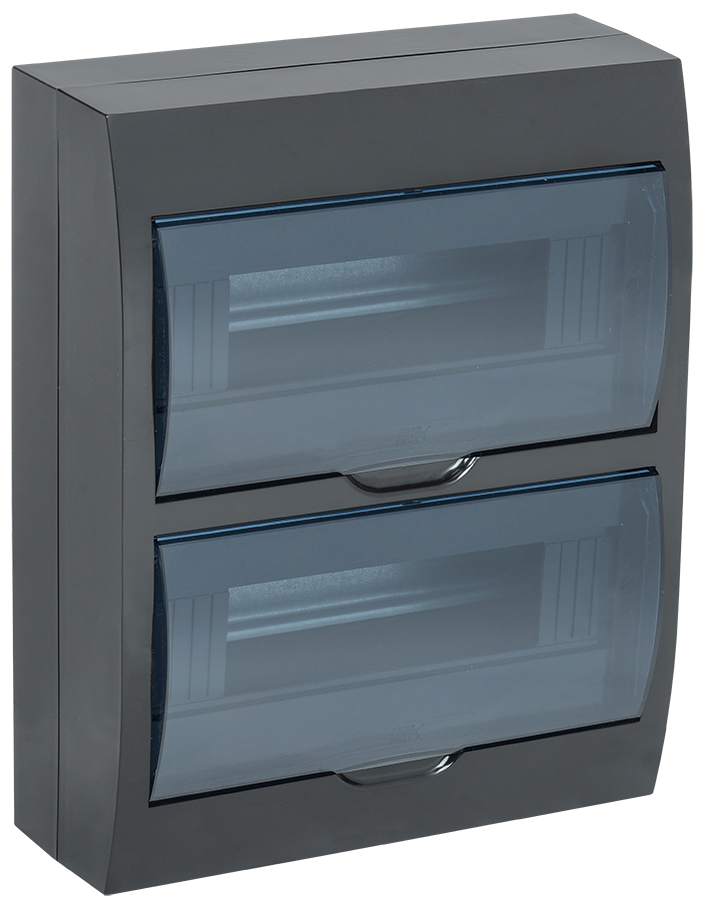 KREPTA 3 Корпус пластиковый ЩРН-П-24 IP41 черный IEK