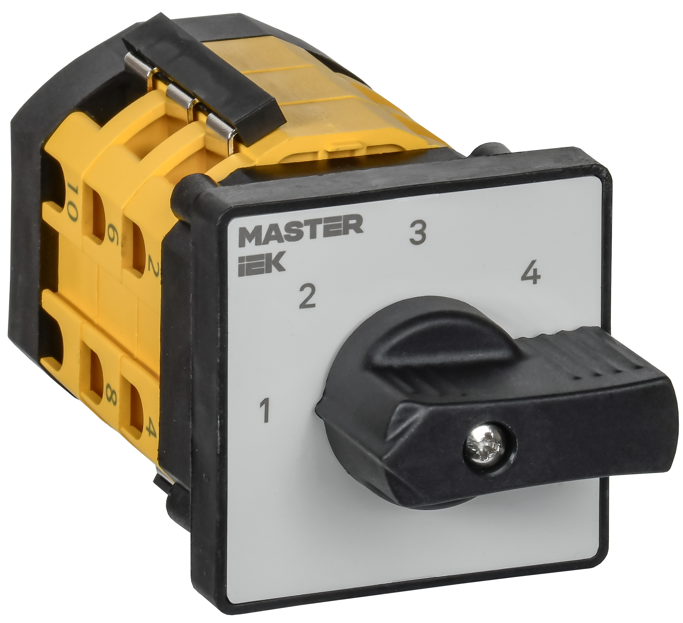 Переключатель кулачковый стандартная рукоятка 10А схема 84 IEK MI-CS10-010-084