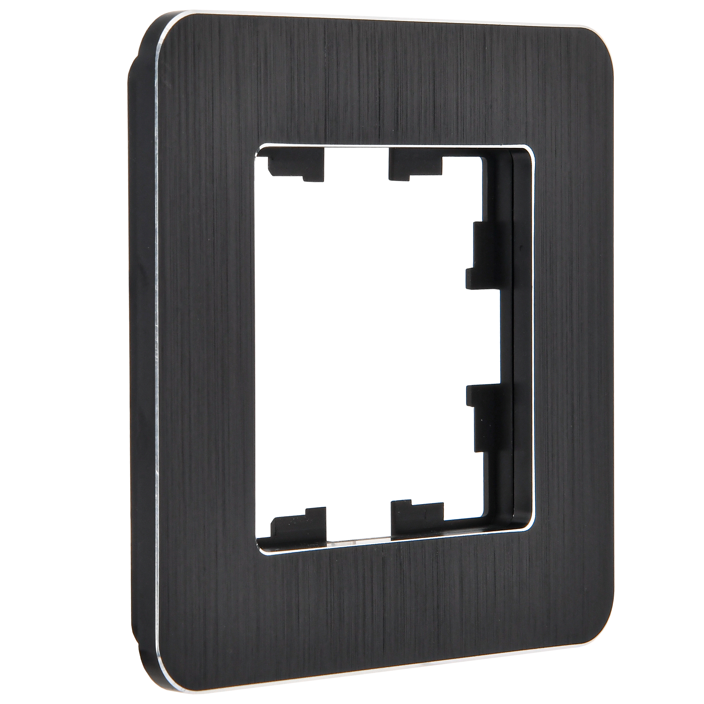 BRITE Рамка 1-местная РУ-1-1-Бр металл черный RE AL IEK - Фото 6