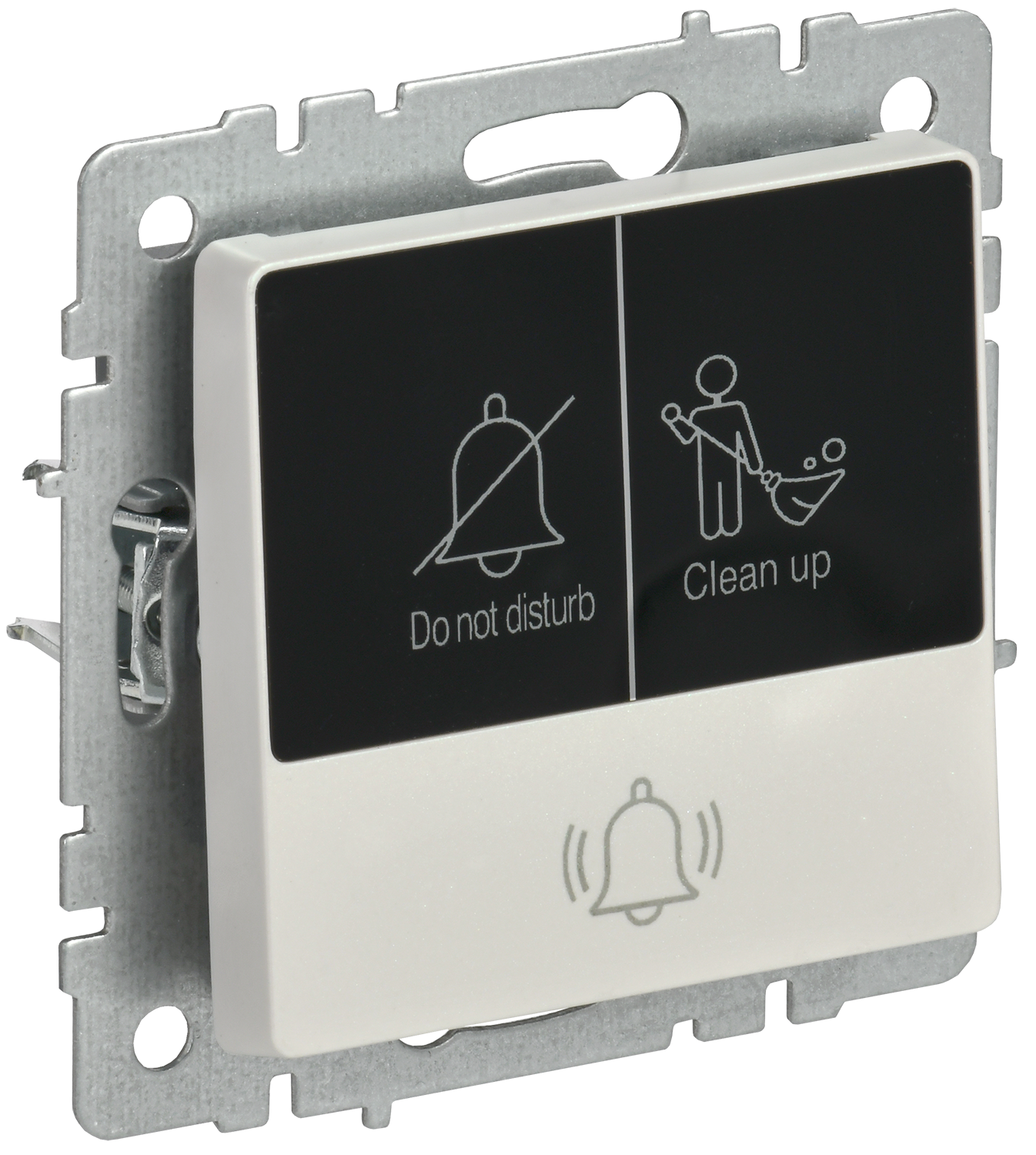 BRITE Кнопка звонка с индикацией для отелей 10А ВС10-1-9-БрЖ жемчуг IEK BR-V14-2-10-K36