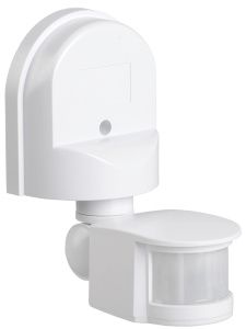 Датчик движения ДД-008 1100Вт 180град 12м IP44 белый IEK LDD10-008-1100-001