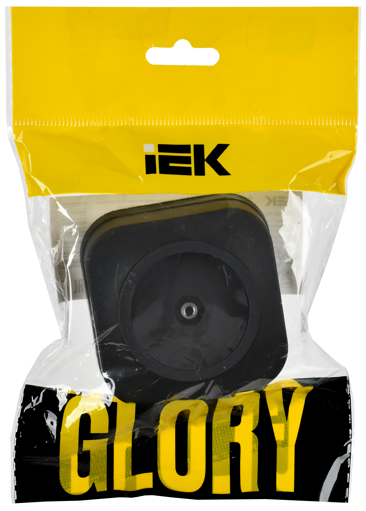 GLORY Розетка для открытой установки TV РТВ20-ХЧм черный матовый IEK - Фото 2