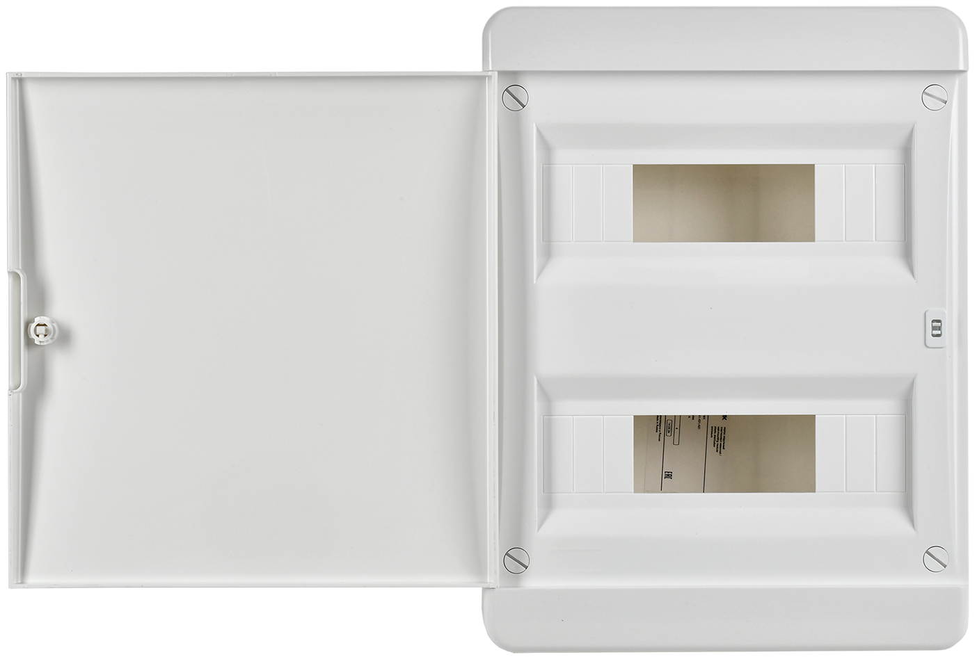 TEKFOR Корпус пластиковый БЕЛЫЙ ЩРН-П-24, IP41 белая дверь IEK - Фото 5