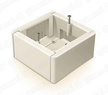 Коробка установочная универсальная 88х88х44мм БЕЛАЯ (50шт)