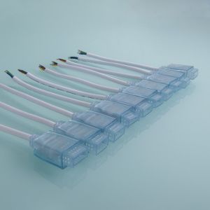 Коннектор односторонний гибкий для светодиодной ленты Premium мультибелая LS013 220V 2835 (10 шт.) P a041345