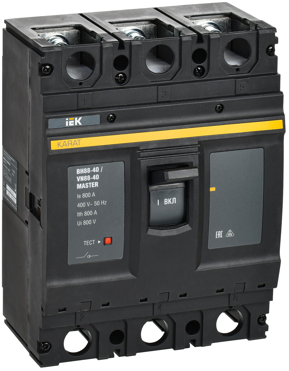 KARAT MASTER Выключатель-разъединитель ВН88-40 3P 800А IEK KAM-VN60-3-0800