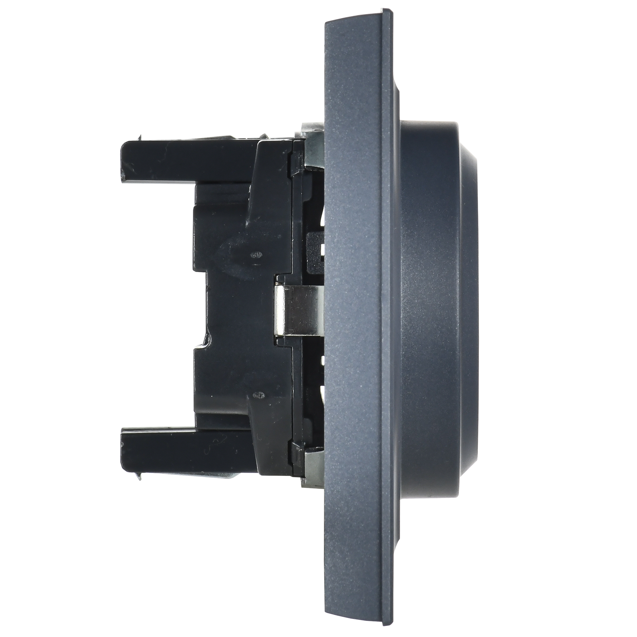 BRITE Розетка 2-местная с заземлением без защитных шторок 16А в сборе РС12-3-БрМ маренго IEK - Фото 4