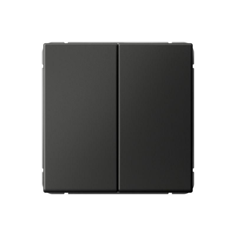 Выключатель 2-кл. ArtGallery (сх. 5) 10AX механизм карбон SE GAL001051 1823058