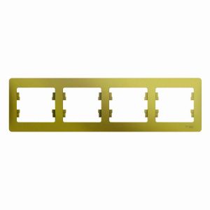 Рамка 4-м Glossa горизонт. фисташк. SE GSL001004 454504