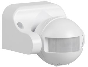 Датчик движения ДД-009 1100Вт 180град 12м IP44 белый IEK LDD10-009-1100-001