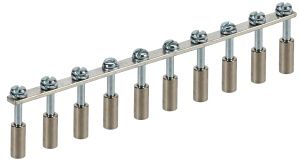 Перемычка в сборе для колодки клеммной CTS 16мм2 10PIN IEK YCT10-00-K03-016-A-10P