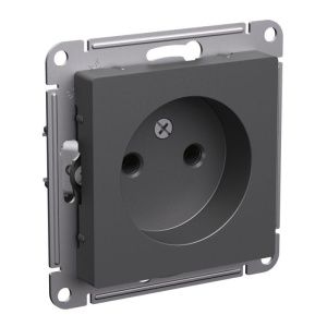 Розетка AtlasDesign 16А без заземл. без шторок механизм базальт SE ATN001441 1741204
