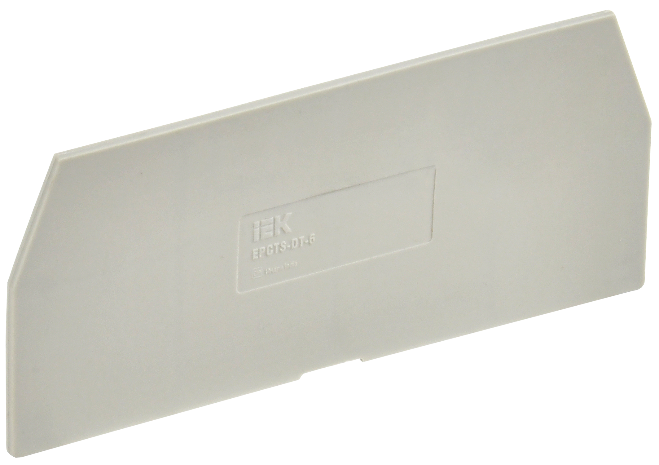 Заглушка для колодки клеммной CTS-DT 6мм2 серая IEK YCT15-04-K03-006-ZGL