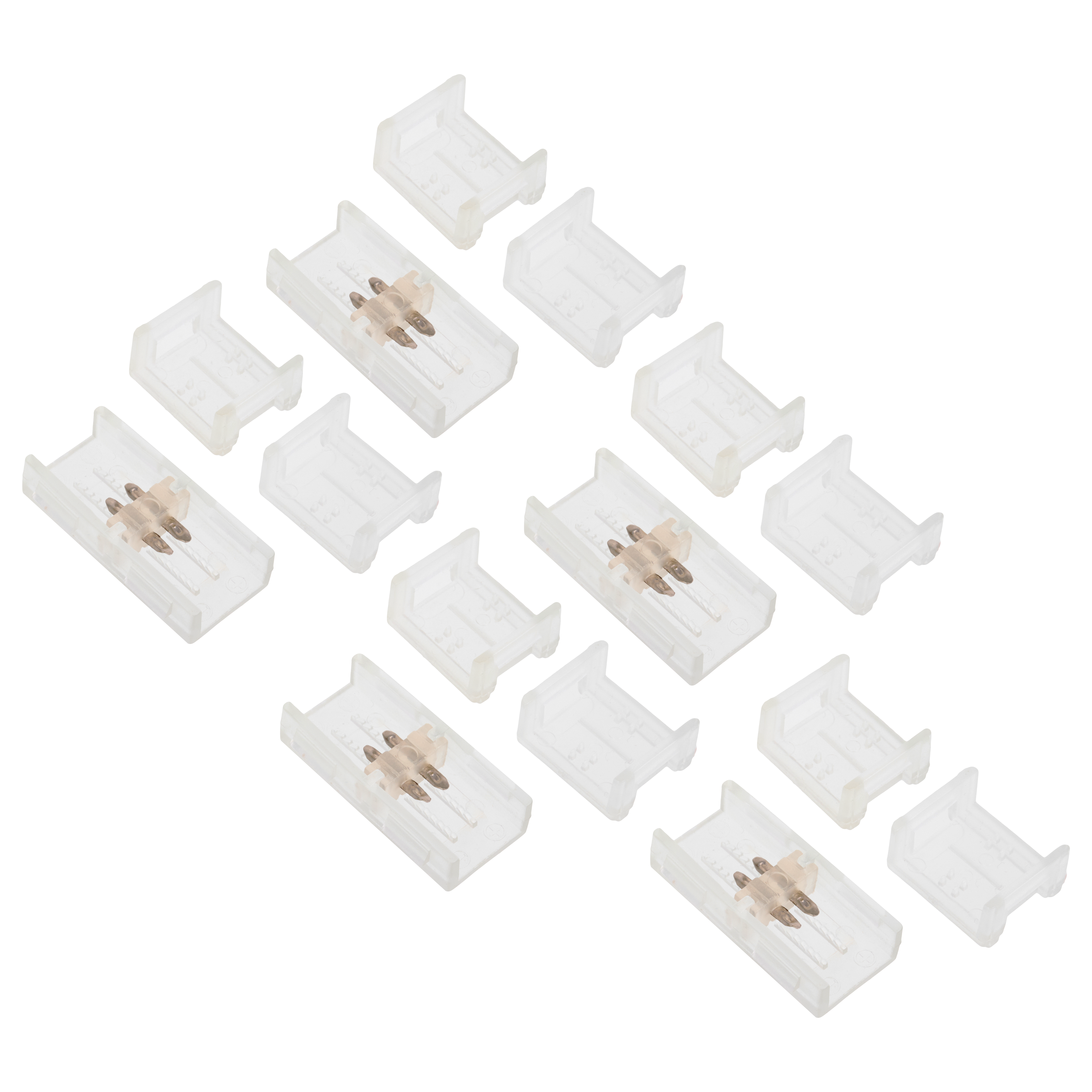 Соединитель-коннектор WOLTA WTB-WBT-SMD-220V для светодиодной ленты SMD 220В, комплект 5 шт.