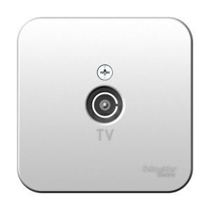 Розетка телевизионная TV ОП Blanca коннектор с изолир. пластиной алюм. SE BLNTA000013 1210567